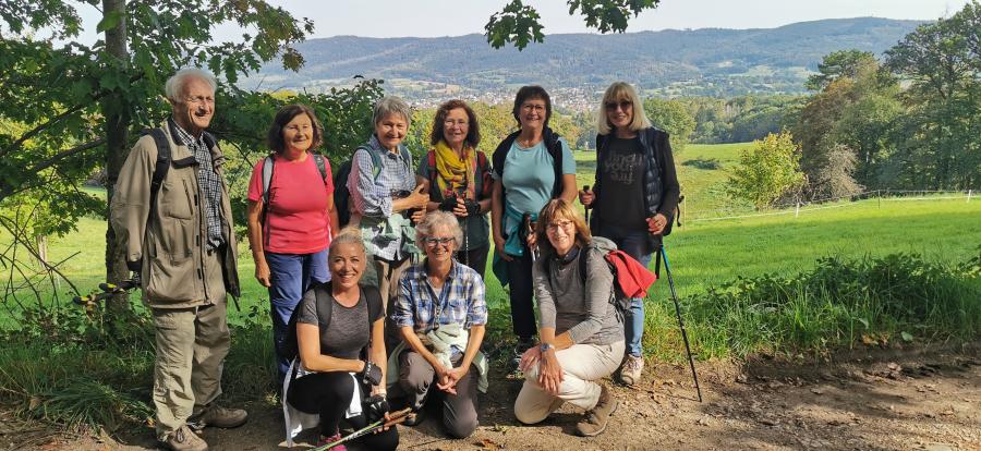 Wanderung auf dem Obstwiesenweg bei Mörlenbach