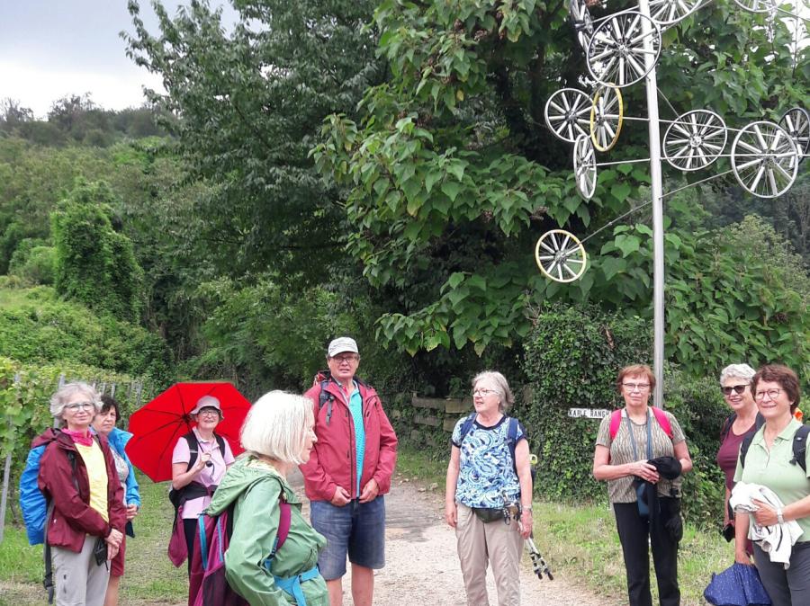 Interessante Wanderung auf dem Kunst-Klima-Weg